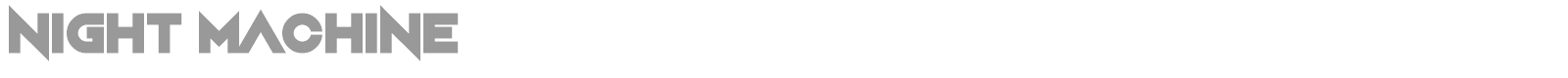 Night Machine font preview